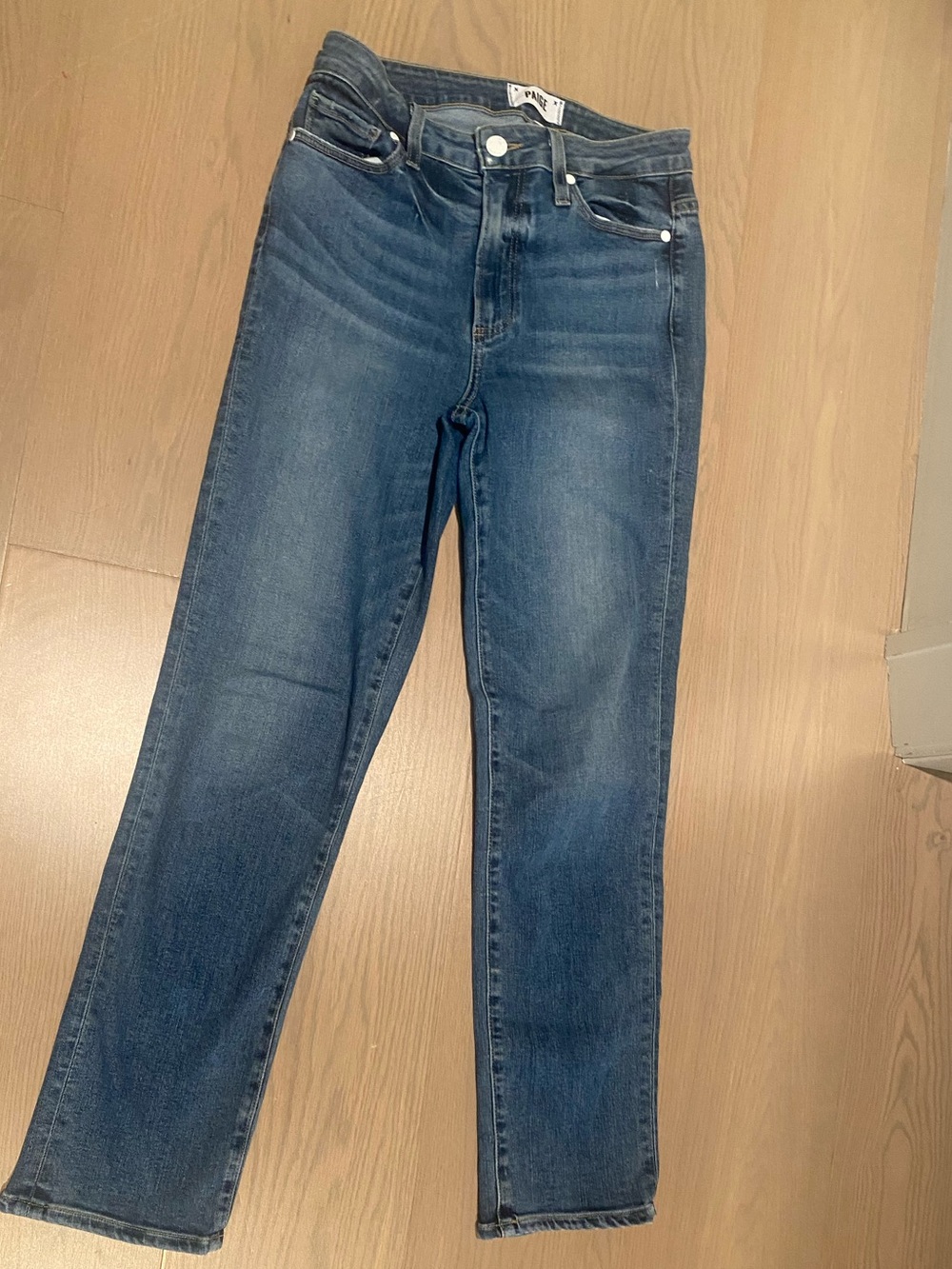 Paige Womens Hoxton Straight Ankle Jeans Size 27